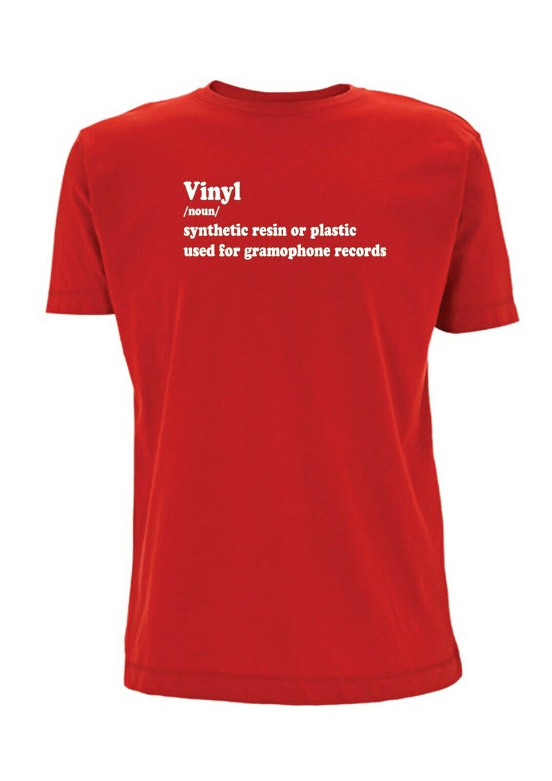 Vinyl Meaning T Shirt Mens Top Vinyl Record collectible music songs retro vintage song Dad Brother Gift for man Singer Band Musical Songs