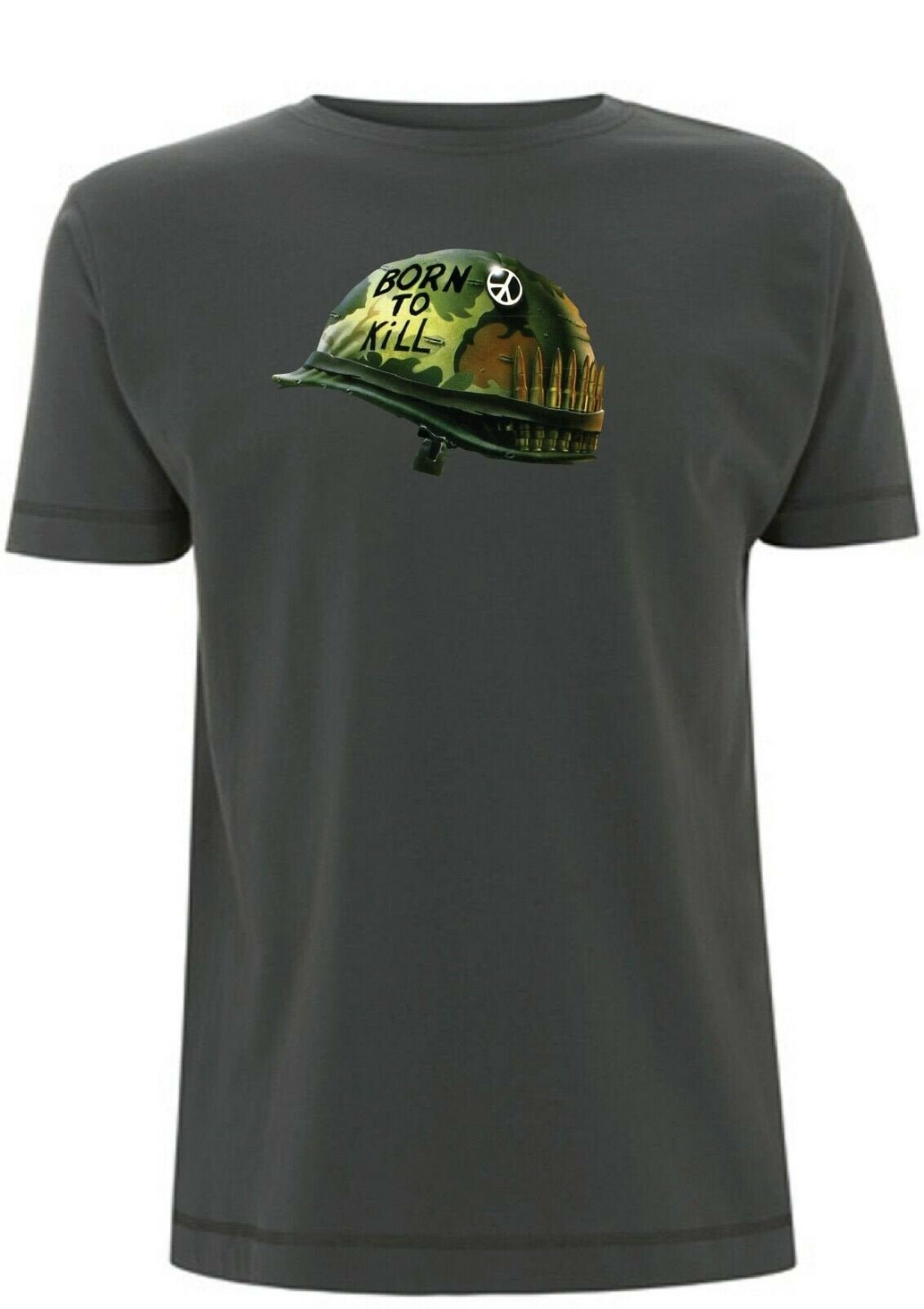 Full Metal Jacket Helmet T Shirt Born To Kill Movie Army CND Etsy
