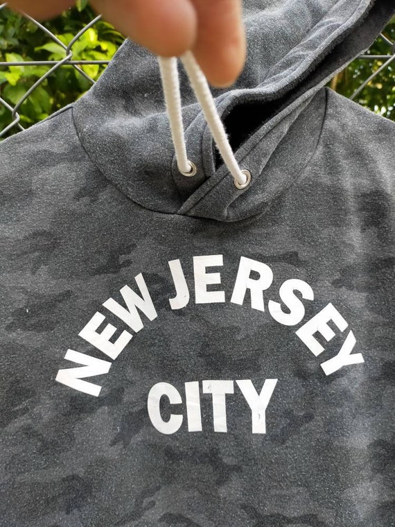 Moco Moco Back Number New Jersey City Hoodie Camo Hoo… Gem