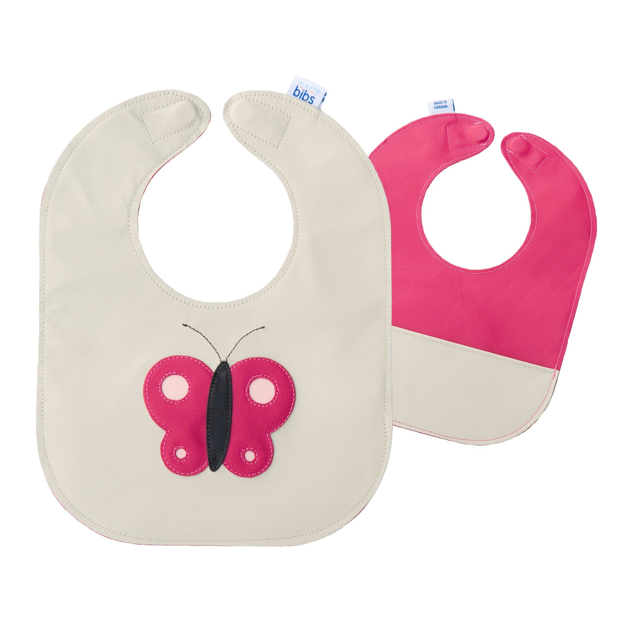 Leather Baby Bibs Unisex Butterfly Etsy