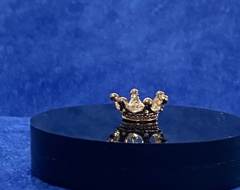 Gold Crown Charms From Alice’s Adventures in Wonderland  - Set of Eight