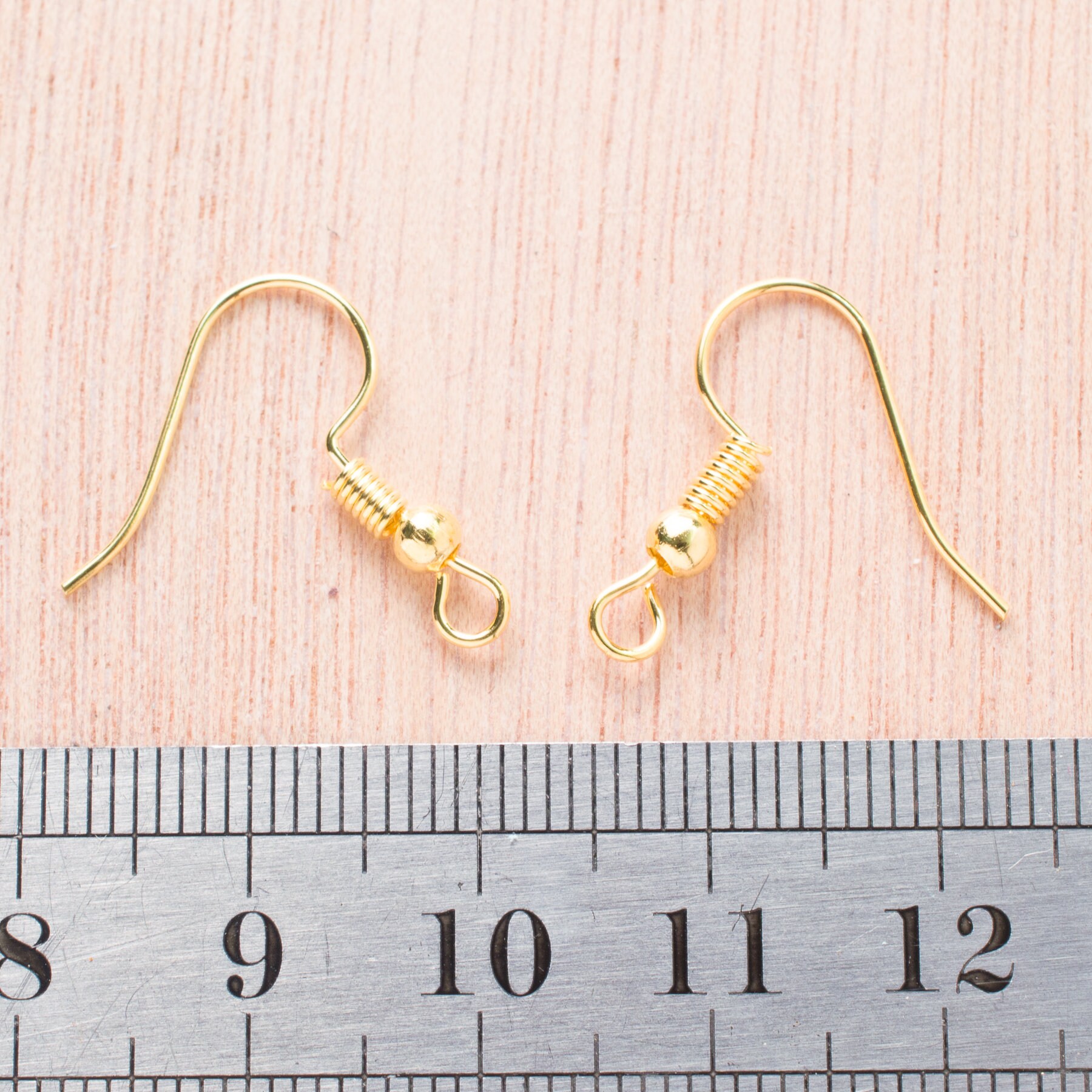 Jewellery Findings Gold Plated Pull Through Earring Set of Etsy