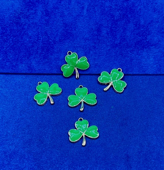 Spilla Trifoglio Irlandese - Metallo Smaltato, Portafortuna, Per Cappello O Giacca - Foto 11