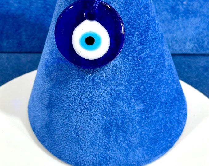 Mid to Large Handmade Glass Evil Eye Protection Charm Pendants - Individual Item Listing