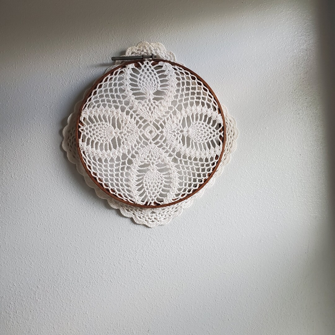 Vintage Doily Wall Decor Etsy