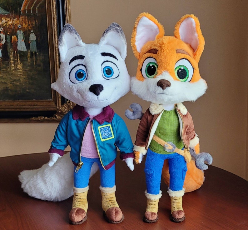Custom a Plush Swif Fox Dog Toy Stuffed Animal by Drawing Etsy
