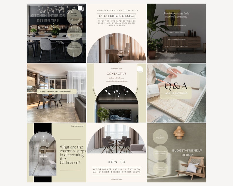 Interior Design Templates Customizable Interior Designer Content ...