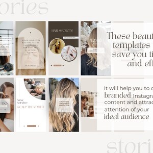 Beauty Salon Instagram Templates Aesthetic Skincare Social Media ...