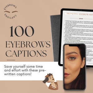 Augenbrauen Social Media Bildunterschriften Augenbrauenkünstler Inhalt, Brows Tech Services Promotion, Augenbrauen Microblading Instagram Bildunterschriften Augenbrauen IG