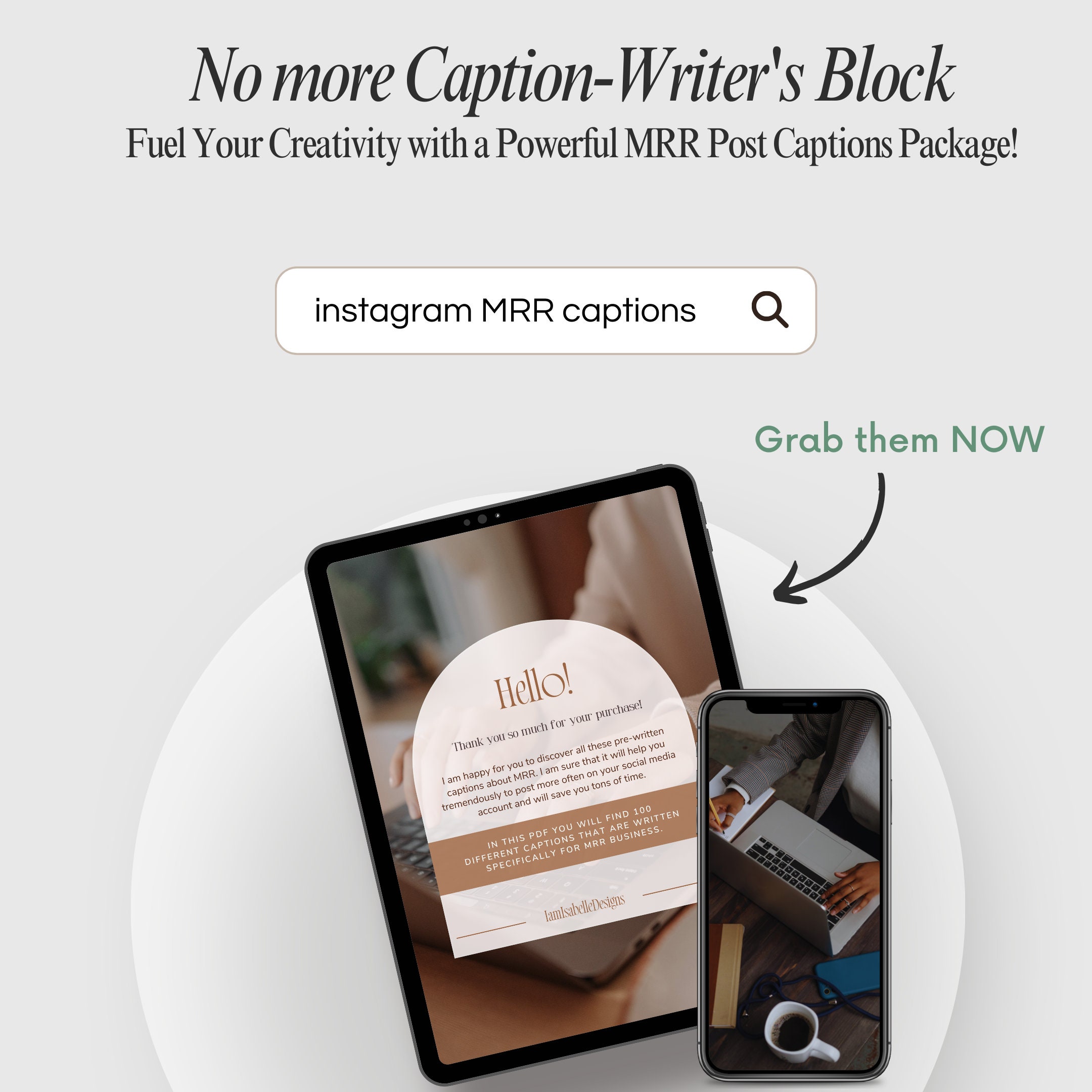 MRR Done for You Captions for Social Media Master Resell Rights ...