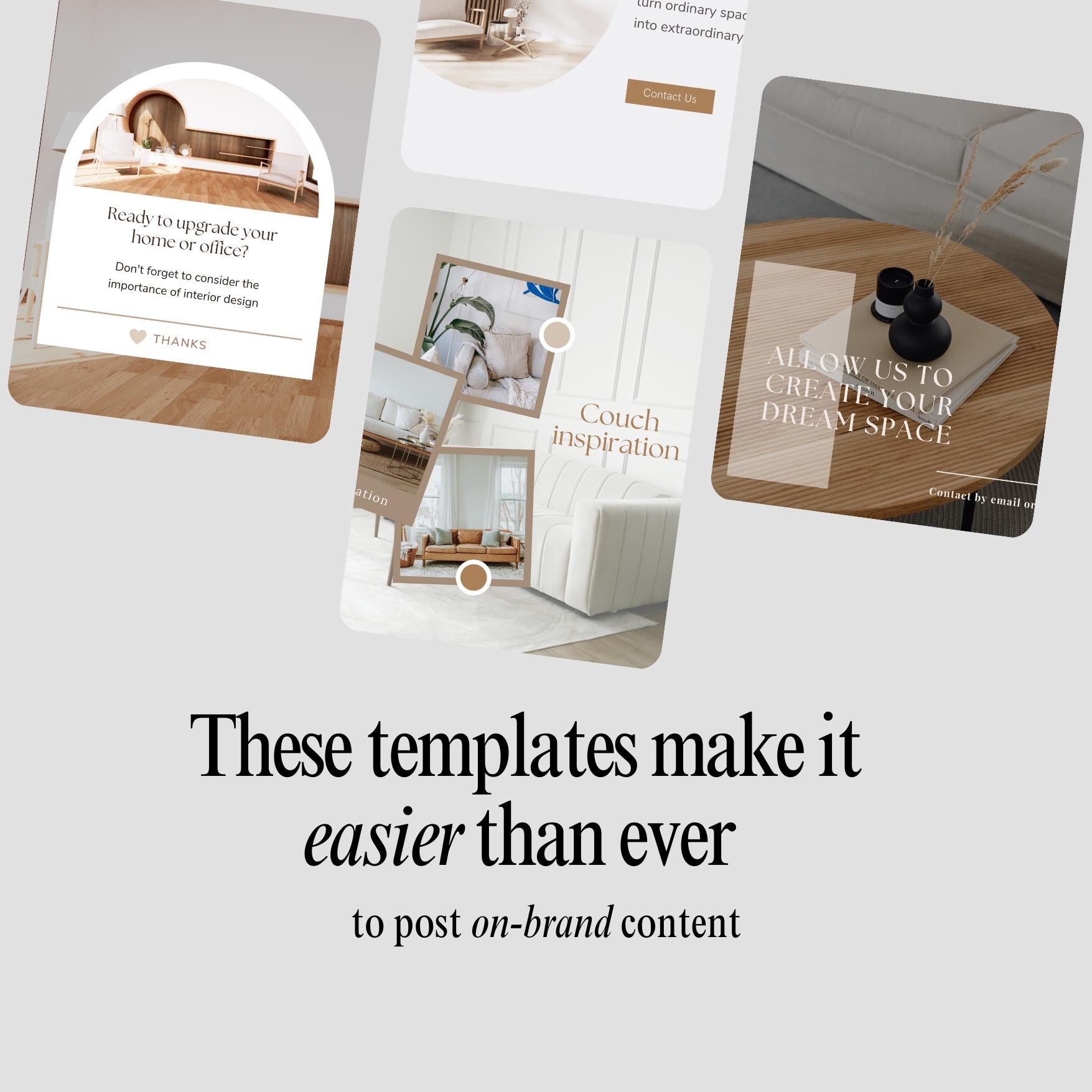 Interior Design Instagram Templates Interior Designer Social Media ...