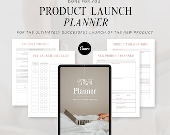 Product Launch Planner Successful Marketing Organizer Launch Your Product on Any Platform 40-Page Guide to Launch A New Product