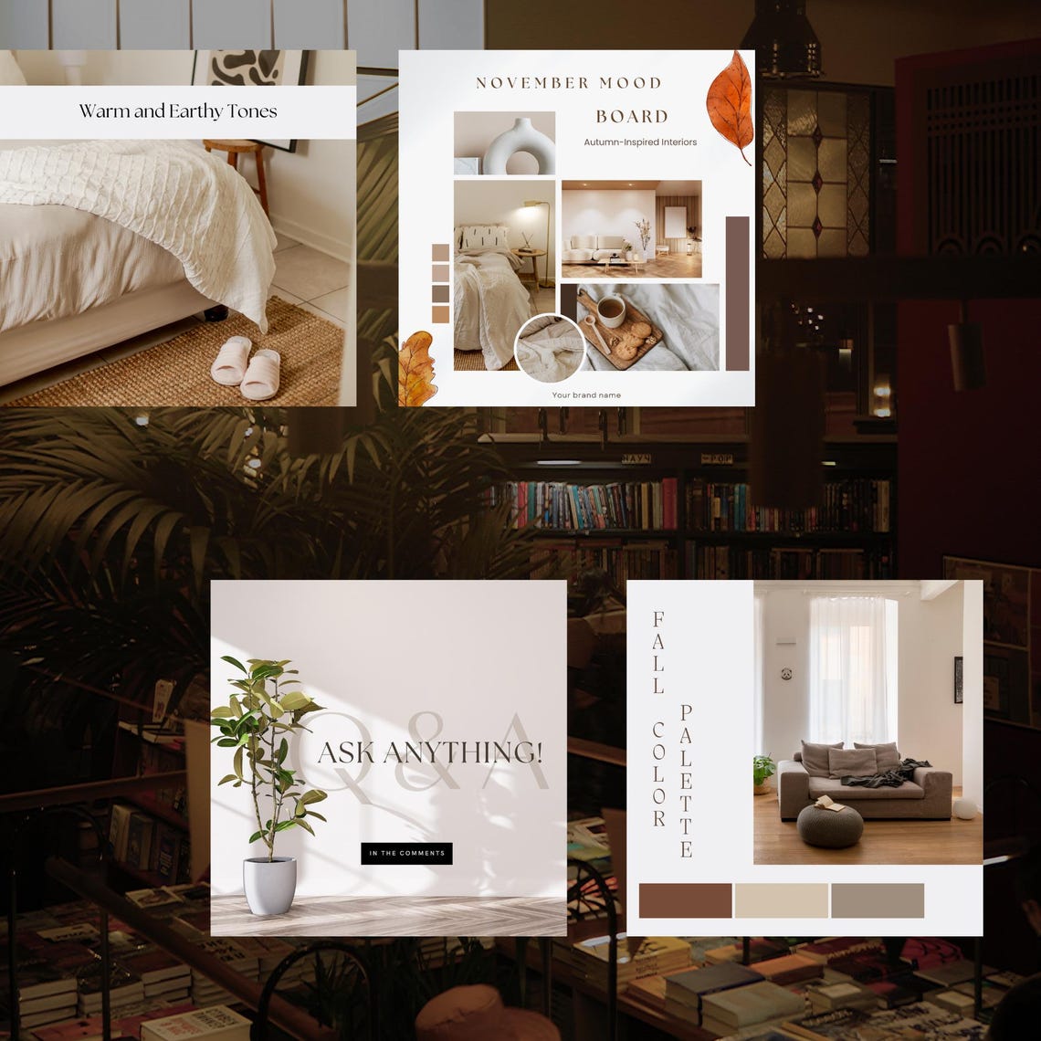 Interior Design Templates for A Month Interior Designer Instagram ...