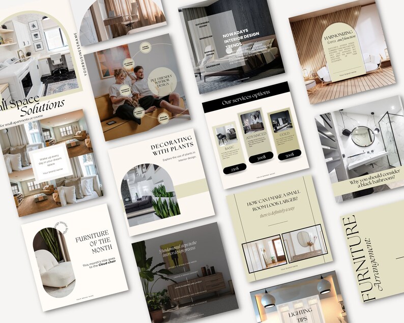 Interior Design Templates Customizable Interior Designer Content ...