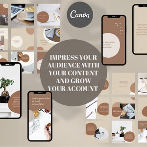 15 Instagram Post Templates for Canva. Beautiful Design - Etsy