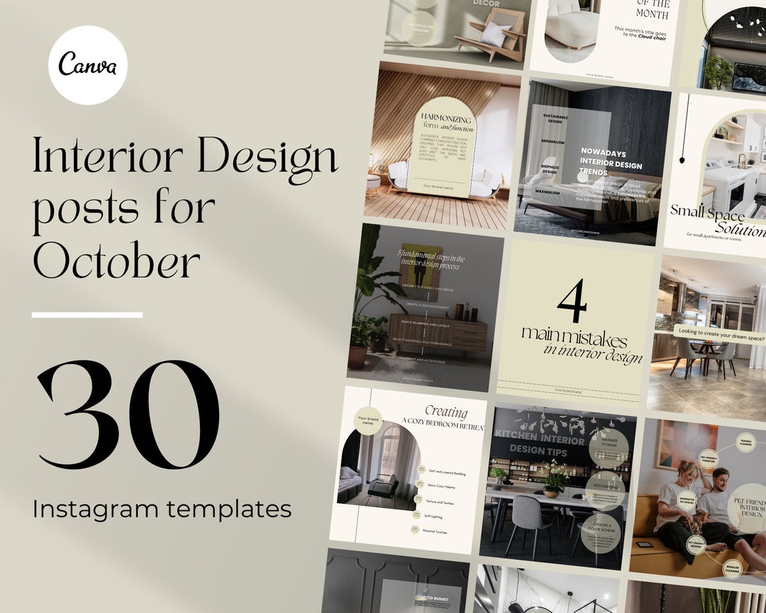 Interior Design Templates Customizable Interior Designer Content ...