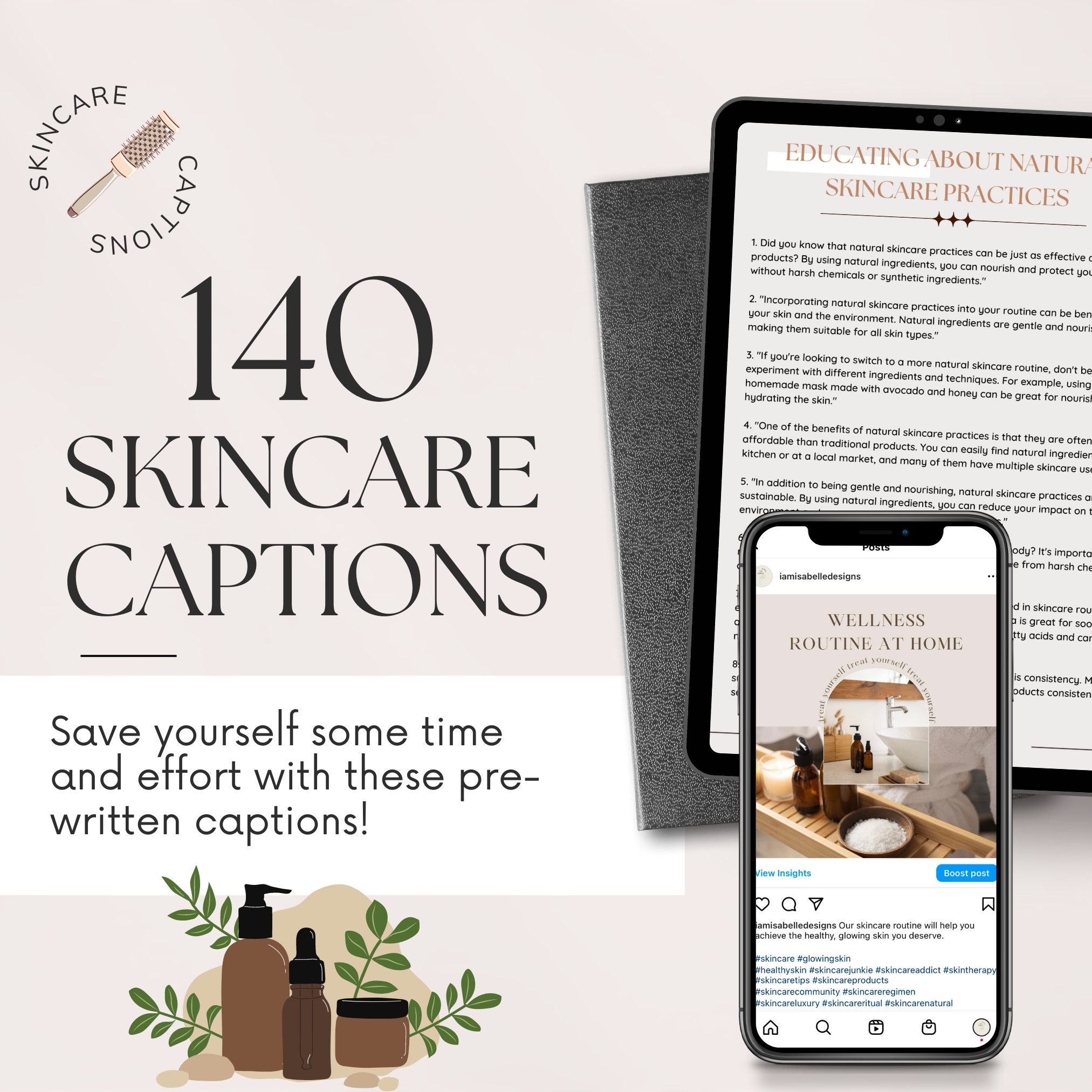 140 Skincare Captions Esthetician Social Media Content Etsy