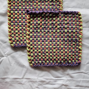Multicolor Potholder Set