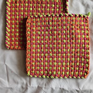 Multicolor Potholder Set