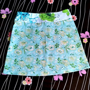 Short Skirt  with  Waistband vintage style inspiration  digital pattern sizes small, medium, large and x-large , vintage patterns ICON