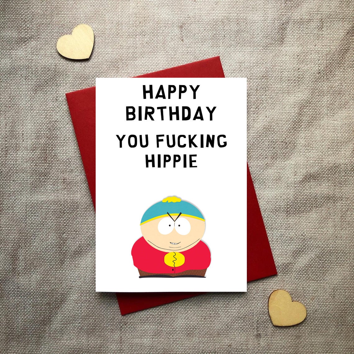 Funny Custom Handmade South Park Birthday Card | Etsy