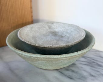 2 Handmade Studio Pottery Bowls
