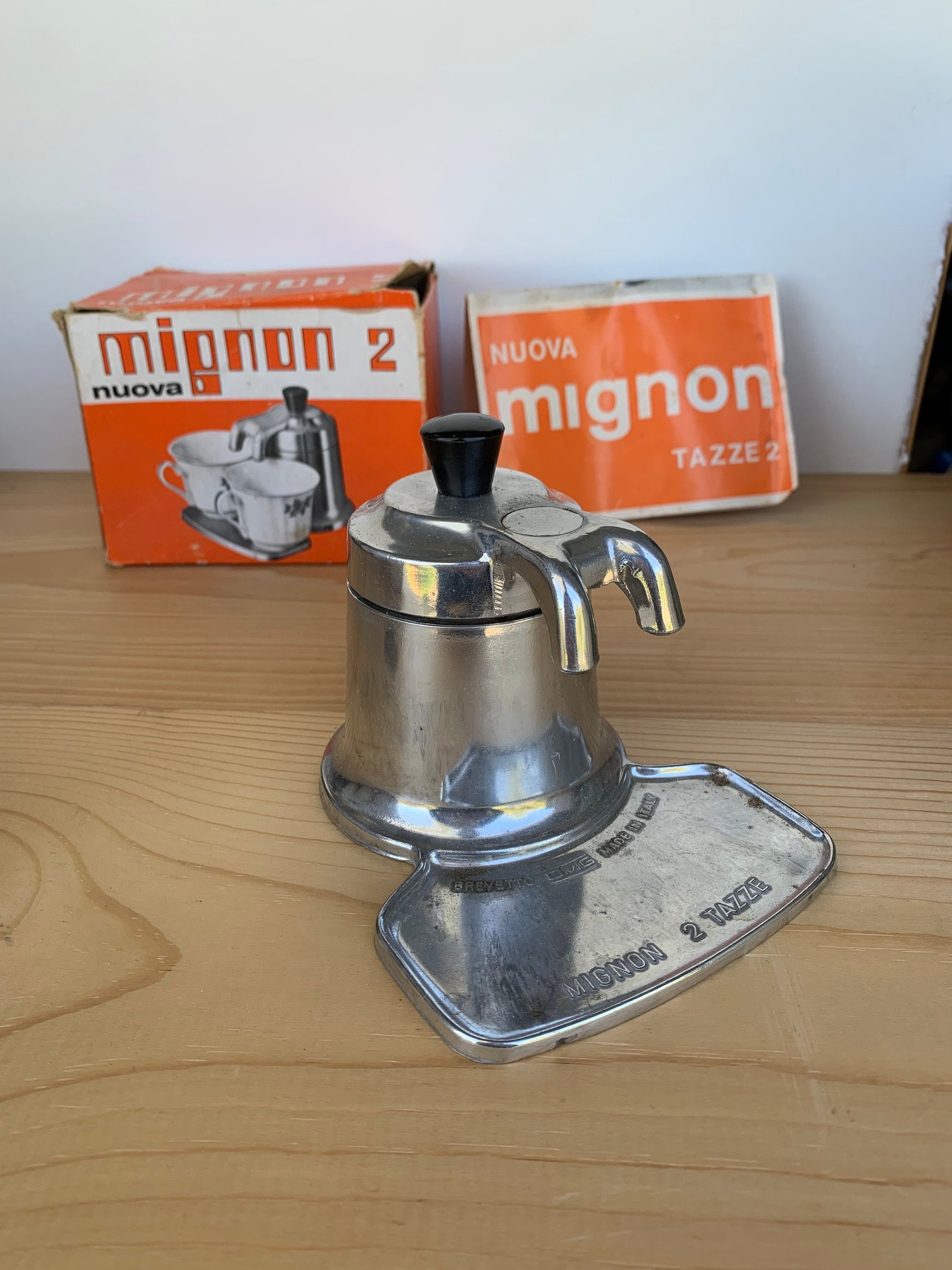 ANCIENNE CAFETIERE & Vesuviana  Expresso En Aluminium Machine À Café