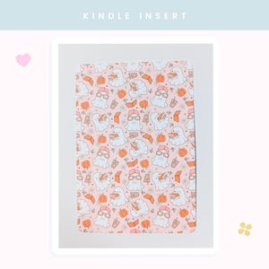 Bookish Ghosts Kindle Insert | Kindle Insert for Clear Case | Kindle Insert Cover | Kindle Case | Kindle Skin | Kindle Accessories