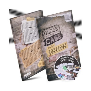 CLOSE THE CASE - The Hildenberg case I Murderous crime game I Escape room game for adults I Detective game Made In Germany