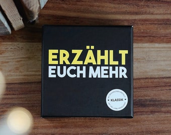 Tell each other more Classic - Card game - Communication game - Game for friends, acquaintances and relatives - Mindfulness - Self-reflection