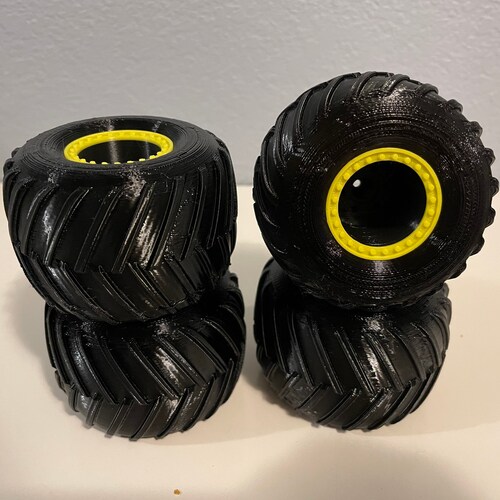 Full Scx24 V2 Monster Truck Kit With Wheels and Tires Etsy