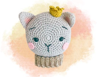 Filipe and Amélia Lovey and Head Amigurumi Pattern • Crochet PDF • Baby Comfort Toy & Nursery Décor • Digital Download (EN/PT)