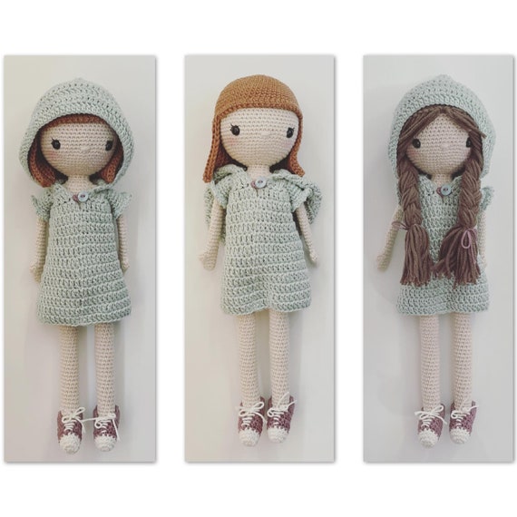 Crochet doll hoodie pattern hotsell