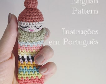 Muneca preocupante Quitjust Muneca Muneca preocupante Patron digital Patron de ganchillo Patron ingles Instrucciones en portugues Etsy Espana