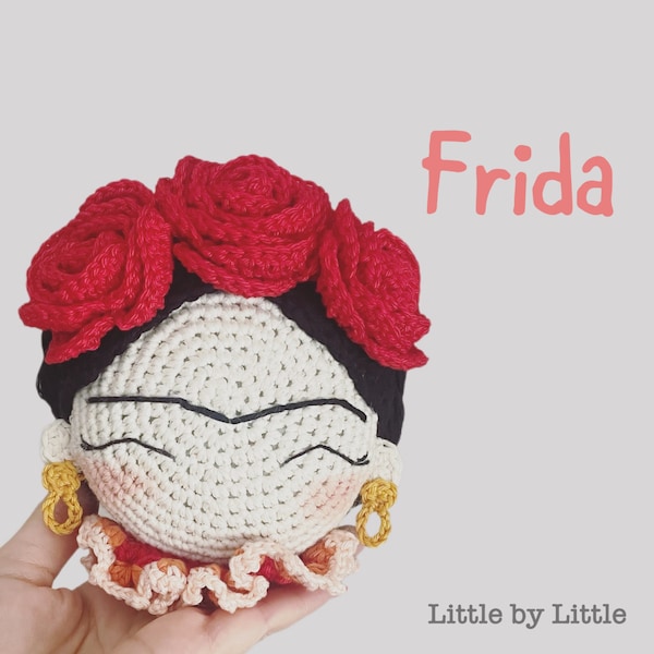 Frida Kahlo | Amigurumi | Digital Pattern | Pdf | Crochet Amigurumi Pattern | English Pattern | Instructions in Portuguese