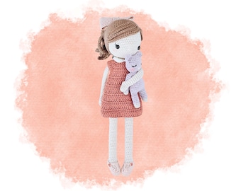 Inês | Amigurumi Doll | Digital Pattern | Pdf | Crochet Amigurumi Pattern | English Pattern | Tutorial em Português