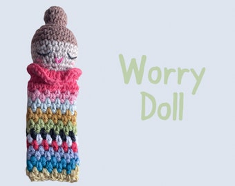 Worry Doll | Quitjust Muñeca | Worry Doll | Digital Pattern | Crochet Pattern | English Pattern | Instructions in Portuguese