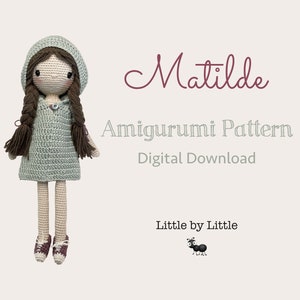 Matilde | Amigurumi Doll | Digital Pattern | Pdf | Crochet Amigurumi Pattern | English Pattern