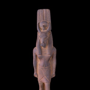 Hathor Egyptian Cow Goddess of Love, Fertility & Joy - Egyptian Handmade Statue of Hathor
