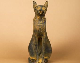 バステト像 - 古代エジプトの猫の女神バステト - 複数の色 - エジプト
