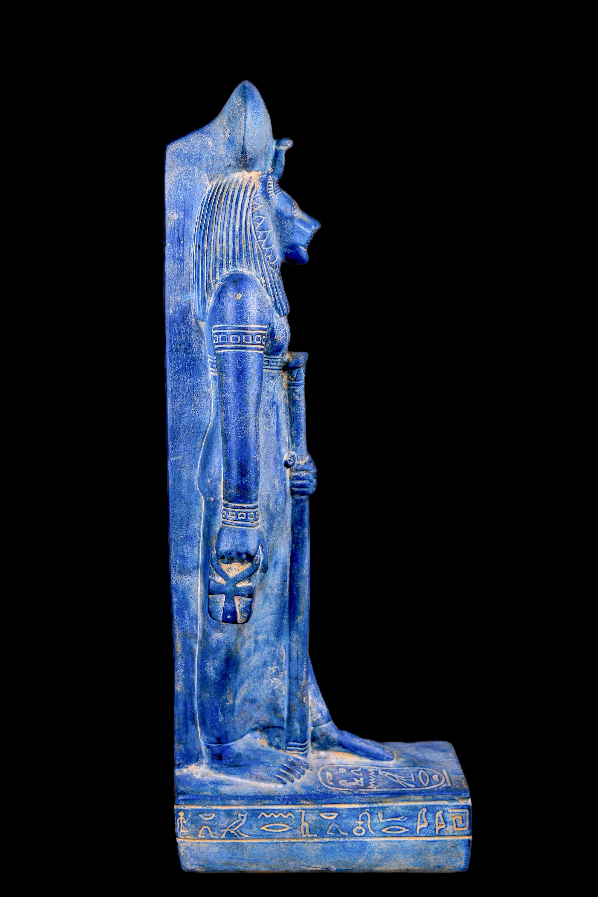 Sekhmet Egyptian Warrior Lioness Goddess of War & Healing Holding ...