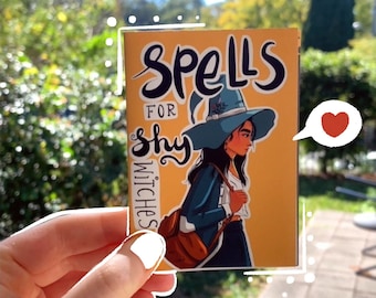 Mini Zine Spells for Shy Witches in Full Colour and Artsy Illustrations