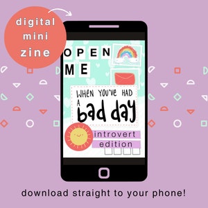 Open Me When You've Had a Bad Day DIGITAL MINI ZINE