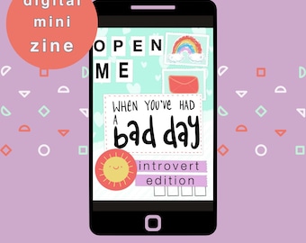 Open Me When You&#39;ve Had a Bad Day DIGITAL MINI ZINE