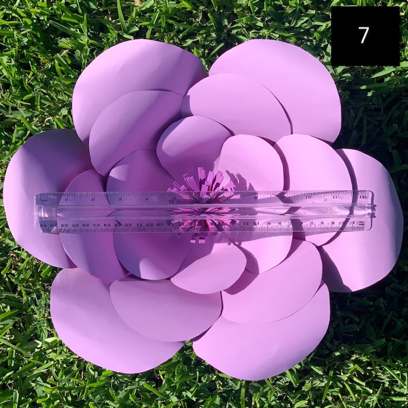 Giant Paper Flower, Large Paper Flower, Big Paper Flower Built or Ready for Gluing Etsy