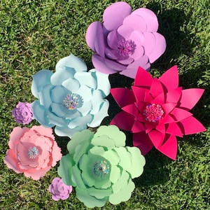 Giant Paper Flower, Large Paper Flower, Big Paper flower Built or Ready For Gluing