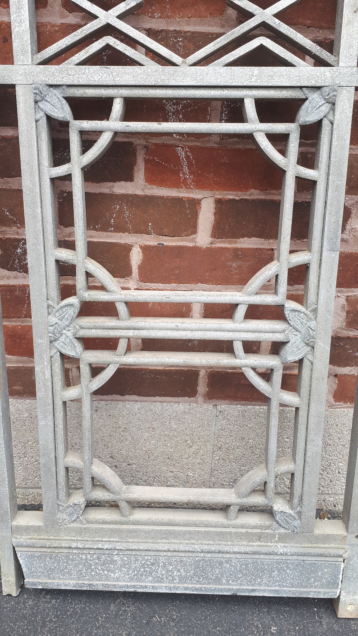 Art Deco Fence Panel Architectural Salvage Etsy