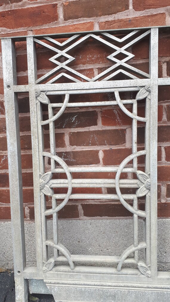 Art Deco Fence Panel Architectural Salvage Etsy
