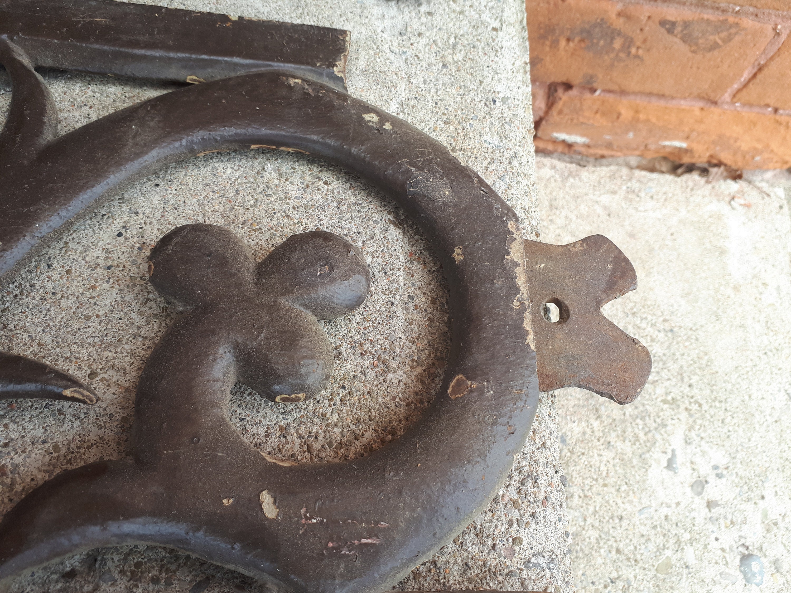 Vintage Victorian Cast Iron Fence Panels Etsy