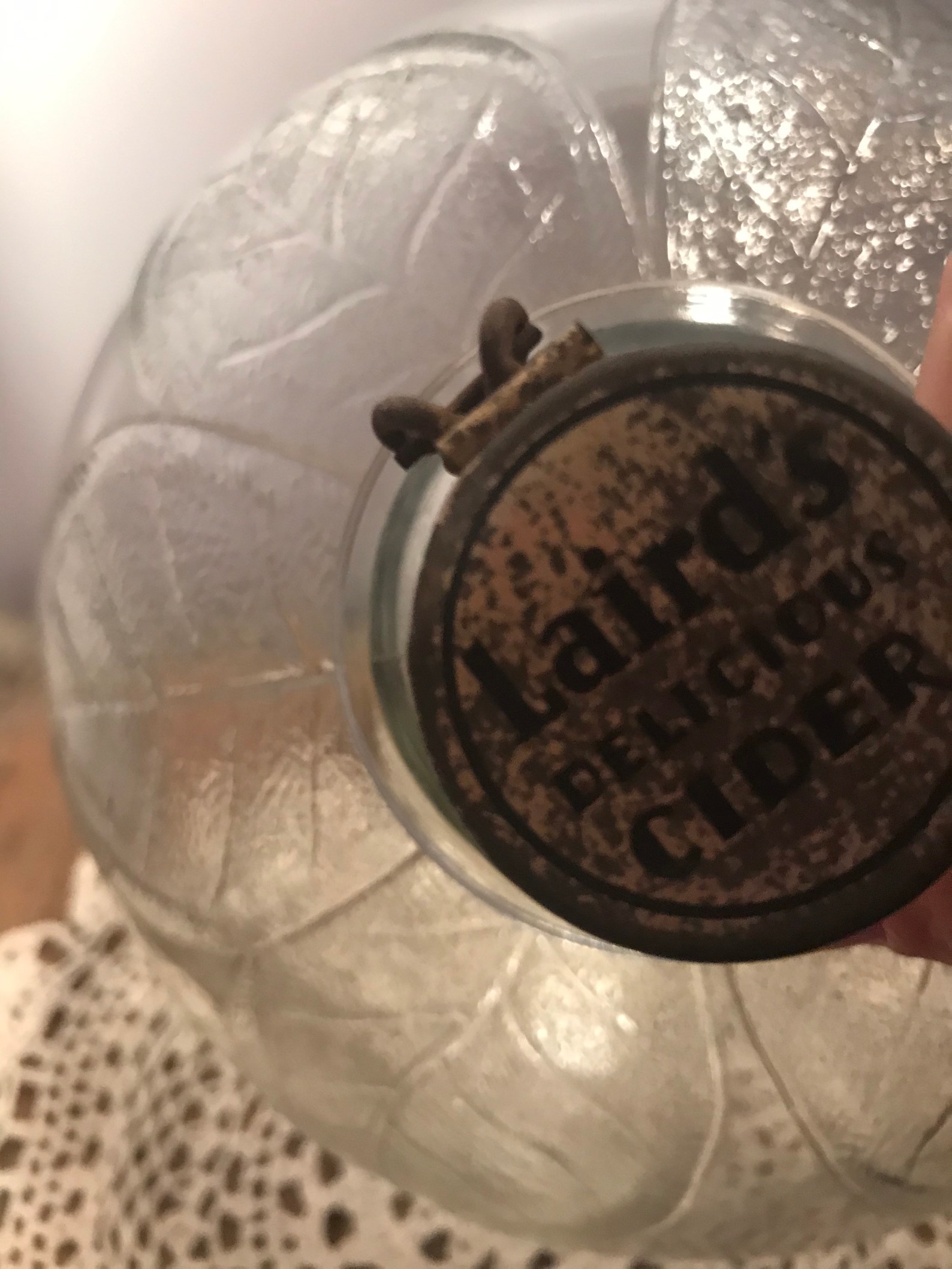 Vintage Lairds Delicious Apple Cider Jug Etsy